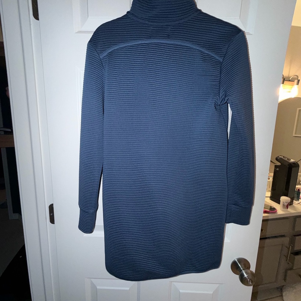 MPG Ribbed Navy Blue Performance Jacket - Picture 4 of 4